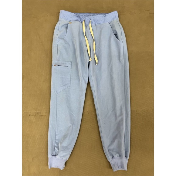 FIGS Technical Collection Scrub Jogger Size Small Light Blue Periwinkle FS Chrty - Picture 1 of 9